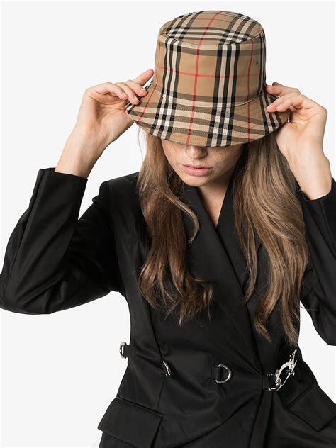 beige BURBERRY Women Hats 